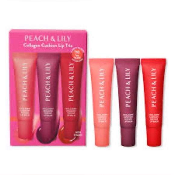Peach & Lily Other - Peach & Lily Collagen Lip Gloss Set - Coral, Berry, Plum